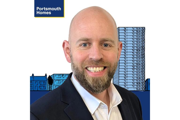 Headshot of Adam Hardwick, Assistant Director of Buildings Services