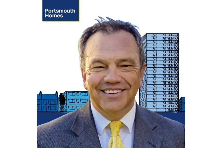 Headshot of Cllr Darren Sanders, Deputy Leader of the Council and Cabinet Member for Housing and Tackling Homelessness