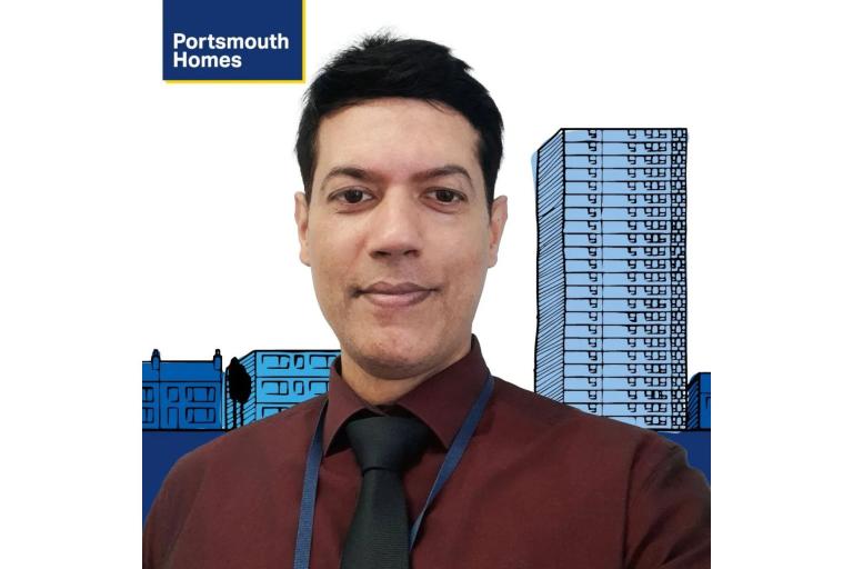 Headshot of Syed Ali, Senior Housing Manager