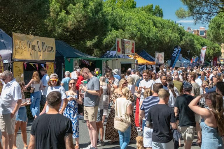 Crowds at Southsea Food Festival 2026