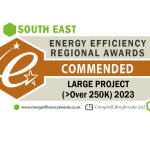 Energy Efficiency Regional Awards - Commended - large project (over 250,000) 2023
