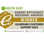 Energy efficiency regional awards - winner - vulnerable customer support 2023