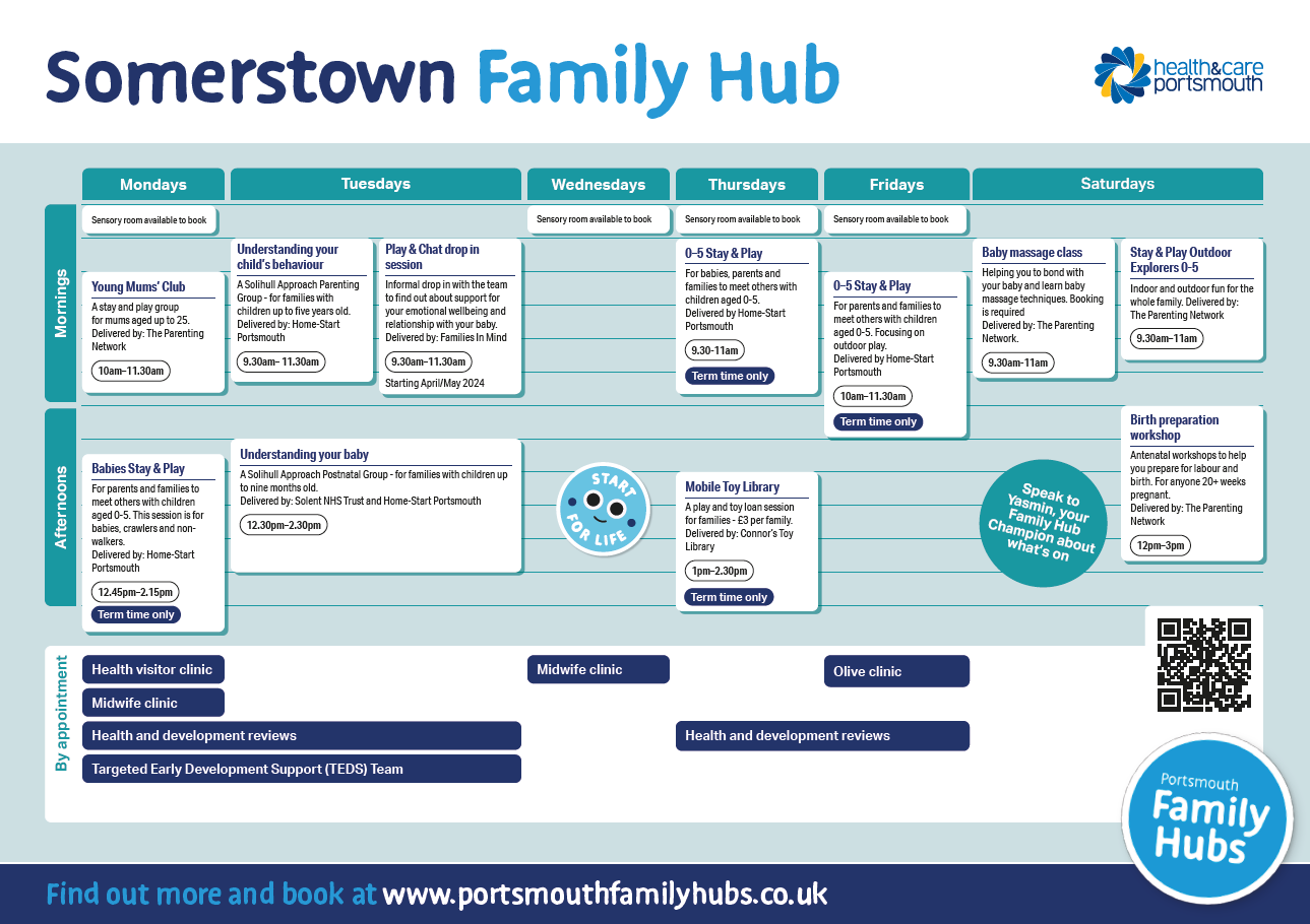 Somerstown Family Hub timetable