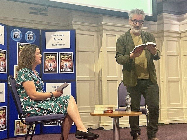 Lisa Howard and David Baddiel