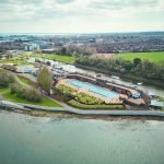 Aerial view of Hilsea Lido in the future