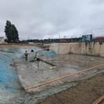 The new base of the pool