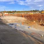 Base of the pool