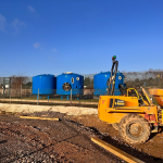 These filtration tanks will be fitted in the plant room once it's finished