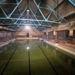 Pool, green water