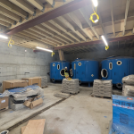 roof and lighting plant room