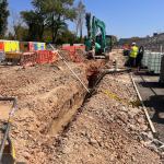 trenches for electric
