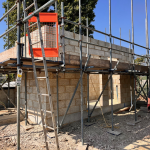 The chemical store shell has been built