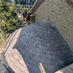 Finished roof repairs at rear