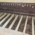 New joists being installed