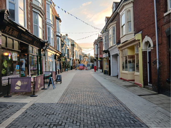 Castle Road in Southsea