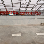 The thickness of the paint is measured to meet the manufacturing standards